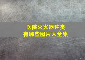 医院灭火器种类有哪些图片大全集