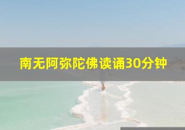 南无阿弥陀佛读诵30分钟