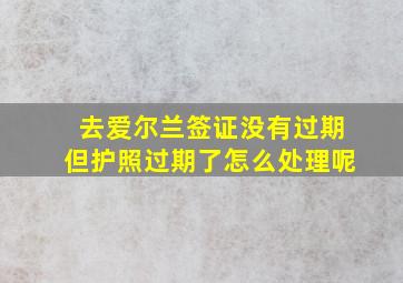 去爱尔兰签证没有过期但护照过期了怎么处理呢