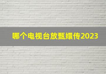 哪个电视台放甄嬛传2023