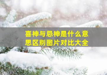 喜神与忌神是什么意思区别图片对比大全