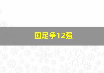 国足争12强