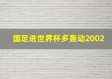 国足进世界杯多轰动2002