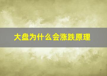 大盘为什么会涨跌原理