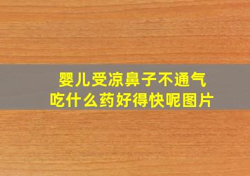 婴儿受凉鼻子不通气吃什么药好得快呢图片