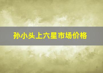 孙小头上六星市场价格