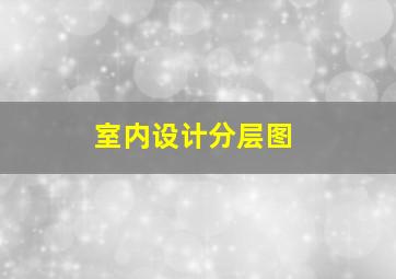 室内设计分层图