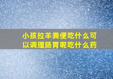 小孩拉羊粪便吃什么可以调理肠胃呢吃什么药