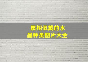 属相佩戴的水晶种类图片大全