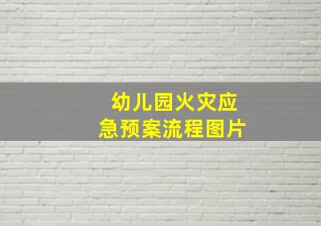 幼儿园火灾应急预案流程图片