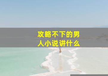 攻略不下的男人小说讲什么