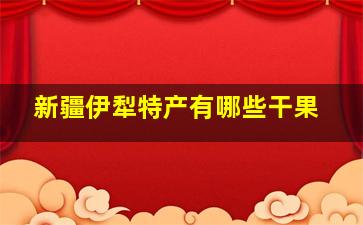 新疆伊犁特产有哪些干果