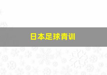 日本足球青训