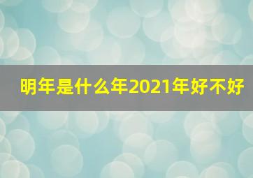 明年是什么年2021年好不好