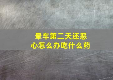 晕车第二天还恶心怎么办吃什么药