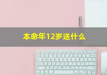 本命年12岁送什么