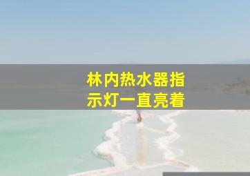 林内热水器指示灯一直亮着