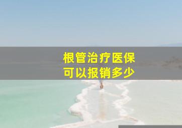 根管治疗医保可以报销多少