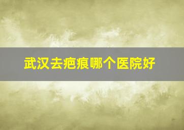 武汉去疤痕哪个医院好