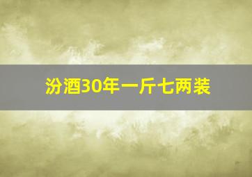 汾酒30年一斤七两装