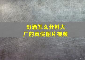 汾酒怎么分辨大厂的真假图片视频