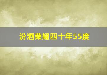 汾酒荣耀四十年55度