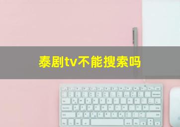 泰剧tv不能搜索吗