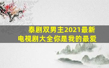 泰剧双男主2021最新电视剧大全你是我的最爱