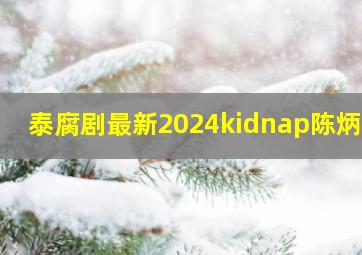 泰腐剧最新2024kidnap陈炳林