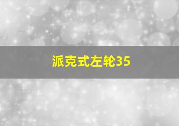 派克式左轮35