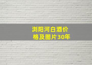 浏阳河白酒价格及图片30年