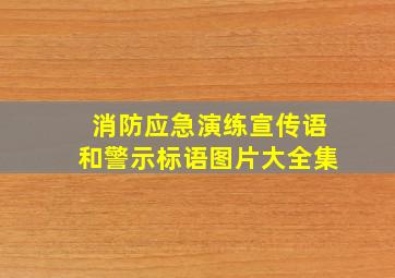 消防应急演练宣传语和警示标语图片大全集