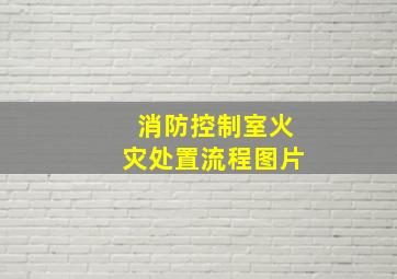 消防控制室火灾处置流程图片