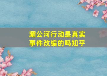 湄公河行动是真实事件改编的吗知乎