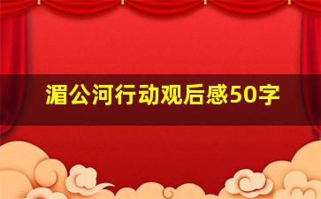 湄公河行动观后感50字