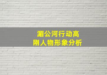 湄公河行动高刚人物形象分析