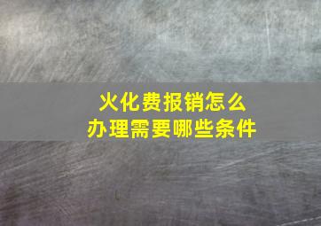 火化费报销怎么办理需要哪些条件