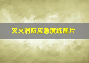 灭火消防应急演练图片