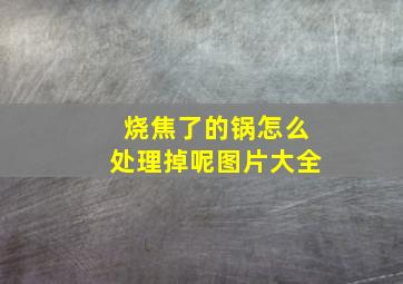 烧焦了的锅怎么处理掉呢图片大全