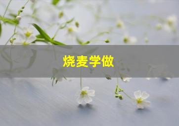 烧麦学做