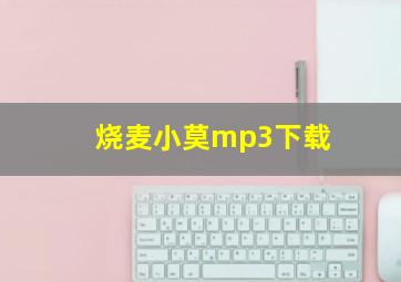 烧麦小莫mp3下载