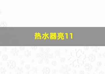 热水器亮11