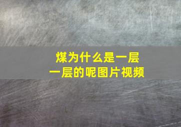 煤为什么是一层一层的呢图片视频