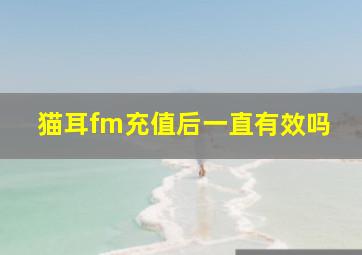 猫耳fm充值后一直有效吗