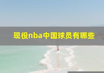 现役nba中国球员有哪些