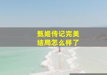 甄姬传记完美结局怎么样了