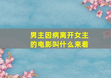 男主因病离开女主的电影叫什么来着