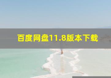 百度网盘11.8版本下载