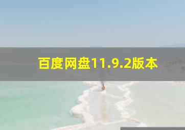 百度网盘11.9.2版本