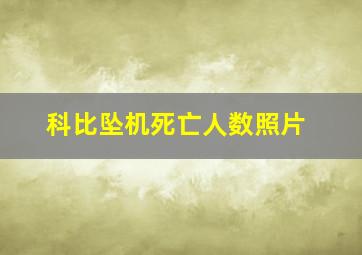 科比坠机死亡人数照片